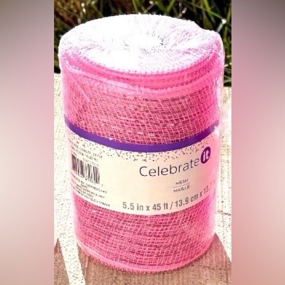 Celebrate It Other - Mesh for Wreaths, Garlands ~ NEW ~ Pink